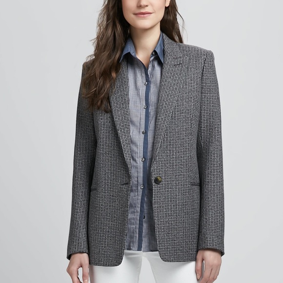 Theory Jackets & Blazers - 🥶HP💎Theory 'Ganella' Wool Houndstooth Blazer🥶